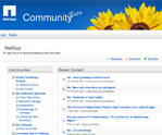 Screenshot of NetApp