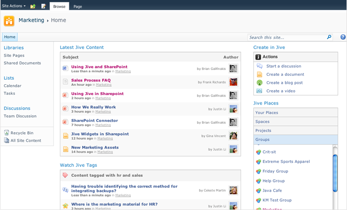 Make SharePoint social.