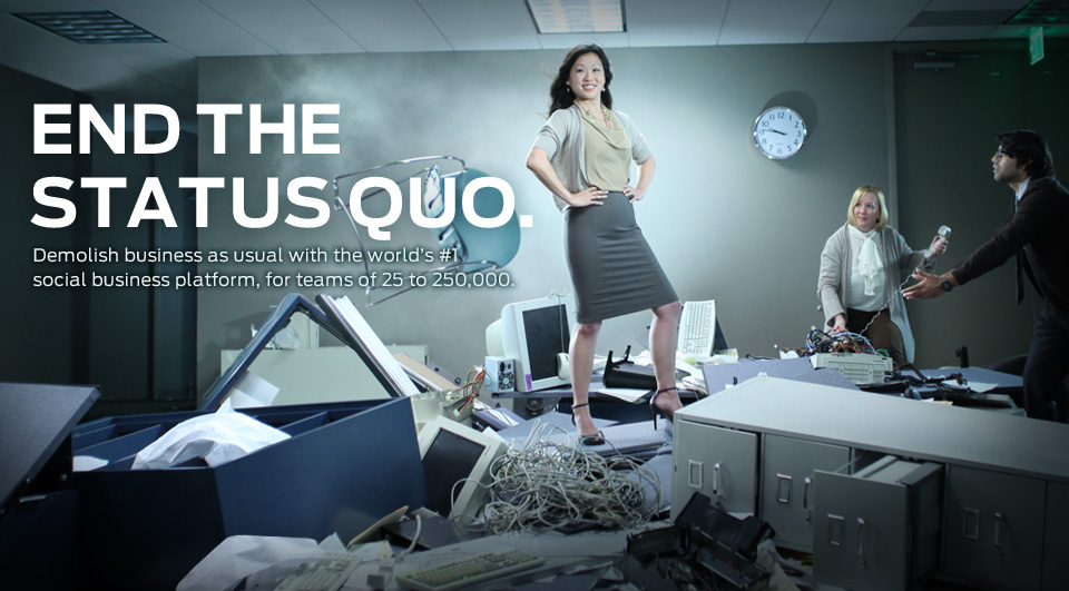 End The Status Quo with Jive Social Business Software